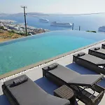 别墅 Aether Mykonos 5br With Serene Port & Town Views 图罗斯