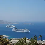 Aether Mykonos 5br With Serene Port & Town Views 图罗斯