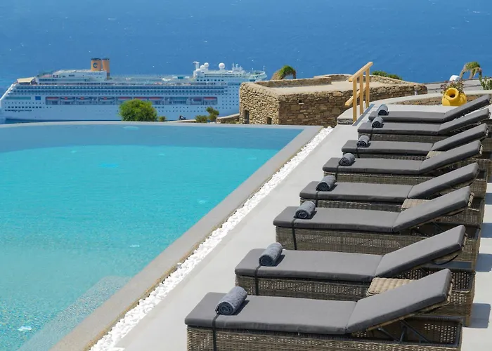 Aether Mykonos 5br With Serene Port & Town Views * Τούρλος