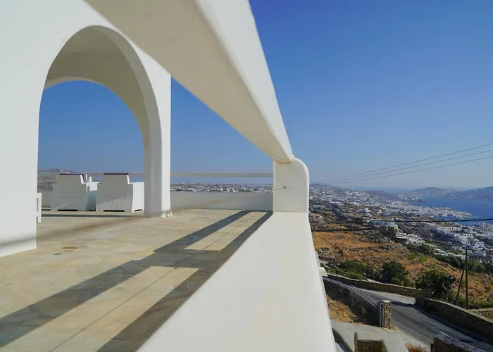 Aether Mykonos 5br With Serene Port & Town Views Τούρλος