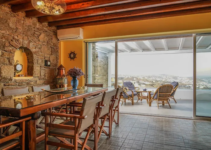 Aether Mykonos 5br With Serene Port & Town Views