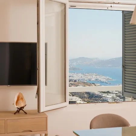 Aether Mykonos 5br With Serene Port & Town Views Villa *