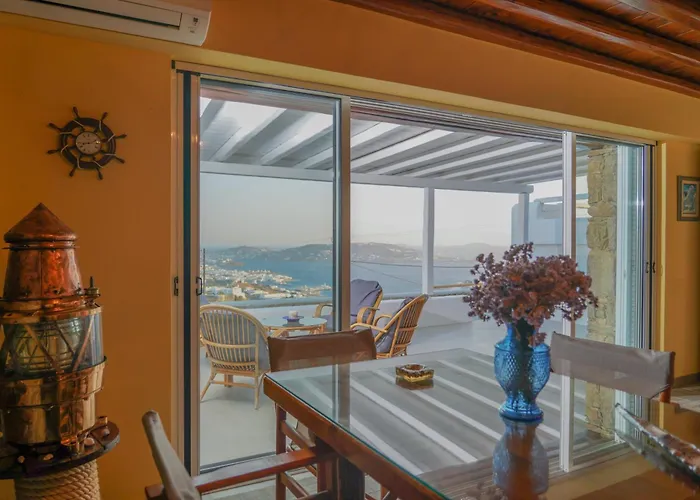 Aether Mykonos 5br With Serene Port & Town Views