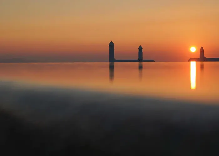 Aether Mykonos 5br With Serene Port & Town Views Villa Tourlos